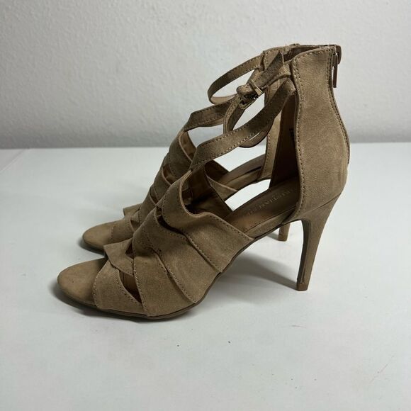 Christian Siriano  Bohemian Beige Heels Size 8,5 - Picture 2 of 9